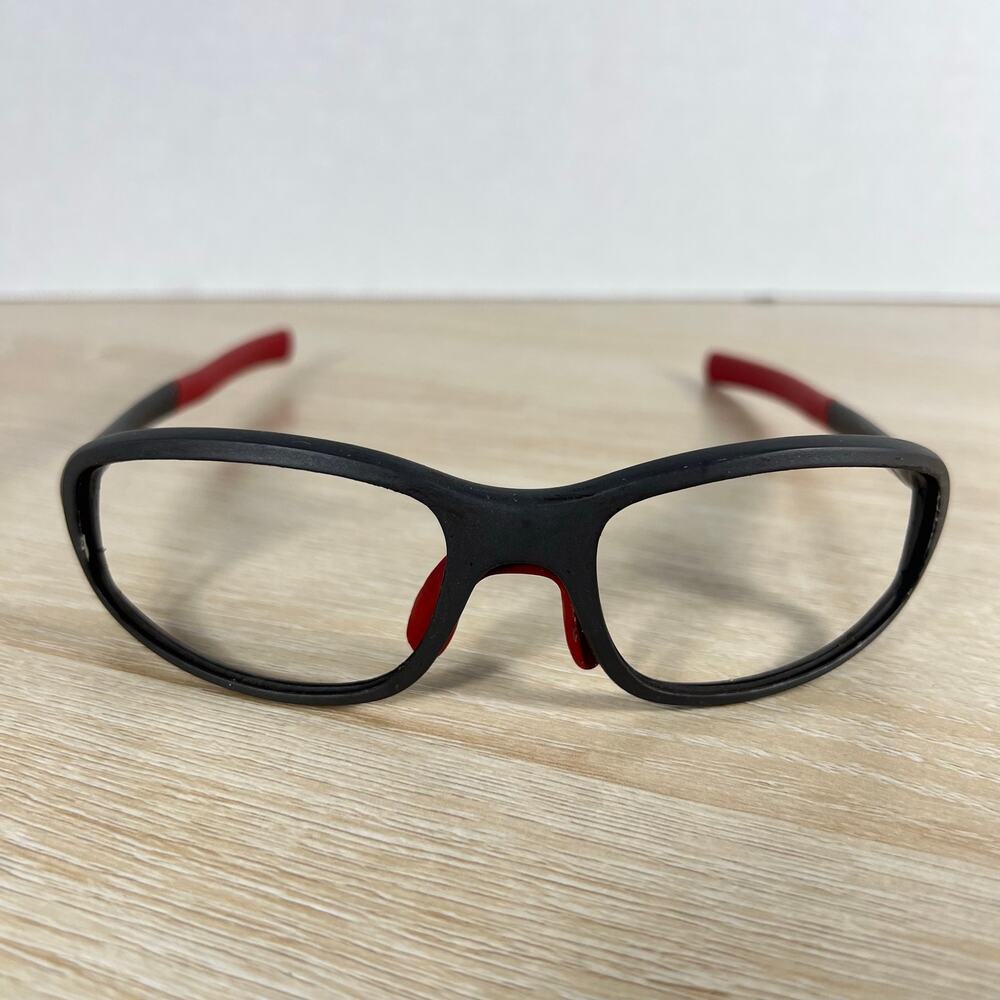 Tag Heuer 115/130 TH 6002 902 Sunglasses Sports Frames Only Gray Red 61-18 - Picture 5 of 16